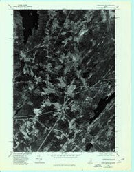 Vassalboro SE Maine Historical topographic map, 1:24000 scale, 7.5 X 7.5 Minute, Year 1975