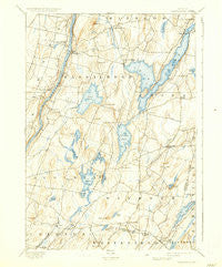 Vassalboro Maine Historical topographic map, 1:62500 scale, 15 X 15 Minute, Year 1898