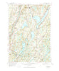 Vassalboro Maine Historical topographic map, 1:62500 scale, 15 X 15 Minute, Year 1956