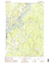 Veazie Maine Historical topographic map, 1:24000 scale, 7.5 X 7.5 Minute, Year 1988