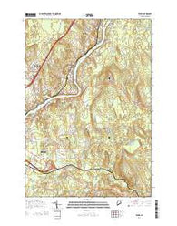 Veazie Maine Current topographic map, 1:24000 scale, 7.5 X 7.5 Minute, Year 2014