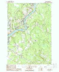 Veazie Maine Historical topographic map, 1:24000 scale, 7.5 X 7.5 Minute, Year 1988