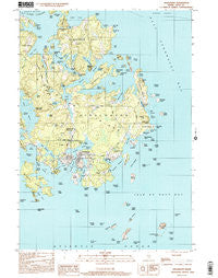 Vinalhaven Maine Historical topographic map, 1:24000 scale, 7.5 X 7.5 Minute, Year 2000