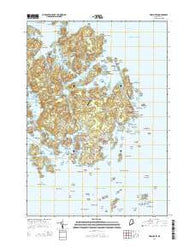 Vinalhaven Maine Current topographic map, 1:24000 scale, 7.5 X 7.5 Minute, Year 2014