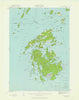 Vinalhaven Maine Historical topographic map, 1:62500 scale, 15 X 15 Minute, Year 1941