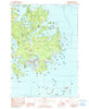 Vinalhaven Maine Historical topographic map, 1:24000 scale, 7.5 X 7.5 Minute, Year 1982