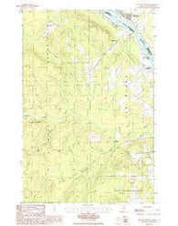 Violette Stream Maine Historical topographic map, 1:24000 scale, 7.5 X 7.5 Minute, Year 1986