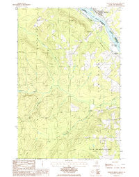 Violette Stream Maine Historical topographic map, 1:24000 scale, 7.5 X 7.5 Minute, Year 1986