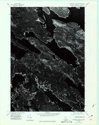 Wabassus Lake NW Maine Historical topographic map, 1:24000 scale, 7.5 X 7.5 Minute, Year 1975