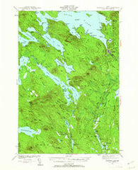 Wabassus Lake Maine Historical topographic map, 1:62500 scale, 15 X 15 Minute, Year 1941