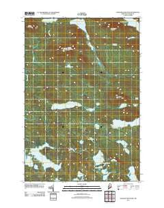 Wadleigh Mountain Maine Historical topographic map, 1:24000 scale, 7.5 X 7.5 Minute, Year 2011