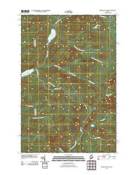 Wadleigh Pond Maine Historical topographic map, 1:24000 scale, 7.5 X 7.5 Minute, Year 2011