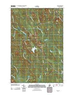 Waite Maine Historical topographic map, 1:24000 scale, 7.5 X 7.5 Minute, Year 2011