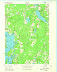 Waldoboro East Maine Historical topographic map, 1:24000 scale, 7.5 X 7.5 Minute, Year 1965