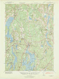 Waldoboro Maine Historical topographic map, 1:62500 scale, 15 X 15 Minute, Year 1941
