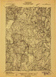 Waldoboro Maine Historical topographic map, 1:48000 scale, 15 X 15 Minute, Year 1913