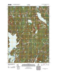 Waldoboro East Maine Historical topographic map, 1:24000 scale, 7.5 X 7.5 Minute, Year 2011