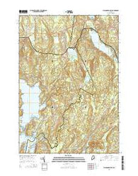 Waldoboro East Maine Current topographic map, 1:24000 scale, 7.5 X 7.5 Minute, Year 2014