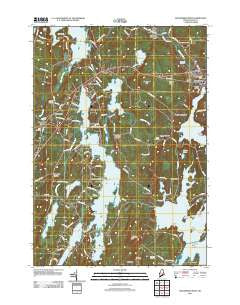 Waldoboro West Maine Historical topographic map, 1:24000 scale, 7.5 X 7.5 Minute, Year 2011