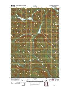 Wallagrass Lakes Maine Historical topographic map, 1:24000 scale, 7.5 X 7.5 Minute, Year 2011