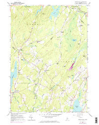 Washington Maine Historical topographic map, 1:24000 scale, 7.5 X 7.5 Minute, Year 1961