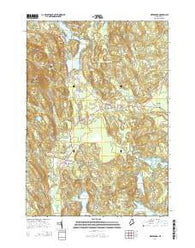 Waterboro Maine Current topographic map, 1:24000 scale, 7.5 X 7.5 Minute, Year 2014