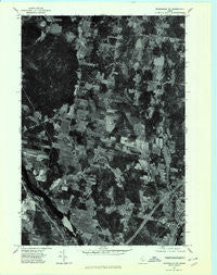Waterville NE Maine Historical topographic map, 1:24000 scale, 7.5 X 7.5 Minute, Year 1975