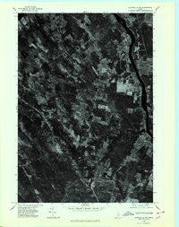Waterville NW Maine Historical topographic map, 1:24000 scale, 7.5 X 7.5 Minute, Year 1975