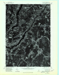 Waterville SE Maine Historical topographic map, 1:24000 scale, 7.5 X 7.5 Minute, Year 1975