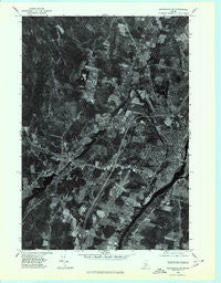 Waterville SW Maine Historical topographic map, 1:24000 scale, 7.5 X 7.5 Minute, Year 1975