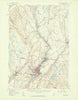 Waterville Maine Historical topographic map, 1:62500 scale, 15 X 15 Minute, Year 1957
