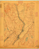 Waterville Maine Historical topographic map, 1:62500 scale, 15 X 15 Minute, Year 1892