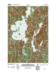 Wayne Maine Historical topographic map, 1:24000 scale, 7.5 X 7.5 Minute, Year 2011