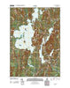 Wayne Maine Historical topographic map, 1:24000 scale, 7.5 X 7.5 Minute, Year 2011