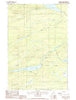 Webster Lake Maine Historical topographic map, 1:24000 scale, 7.5 X 7.5 Minute, Year 1988