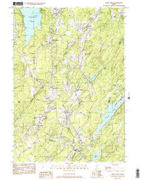 Weeks Mills Maine Historical topographic map, 1:24000 scale, 7.5 X 7.5 Minute, Year 1982