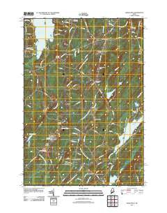 Weeks Mills Maine Historical topographic map, 1:24000 scale, 7.5 X 7.5 Minute, Year 2011