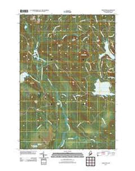 Weir Pond Maine Historical topographic map, 1:24000 scale, 7.5 X 7.5 Minute, Year 2011