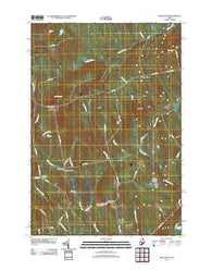 Wellington Maine Historical topographic map, 1:24000 scale, 7.5 X 7.5 Minute, Year 2011