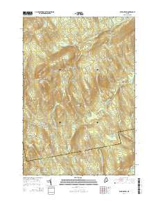Wellington Maine Current topographic map, 1:24000 scale, 7.5 X 7.5 Minute, Year 2014