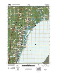 Wells Maine Historical topographic map, 1:24000 scale, 7.5 X 7.5 Minute, Year 2011