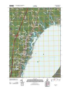 Wells Maine Historical topographic map, 1:24000 scale, 7.5 X 7.5 Minute, Year 2011