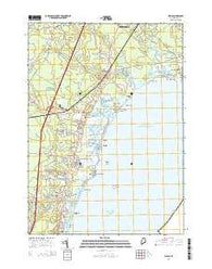Wells Maine Current topographic map, 1:24000 scale, 7.5 X 7.5 Minute, Year 2014