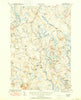 Wesley Maine Historical topographic map, 1:62500 scale, 15 X 15 Minute, Year 1943