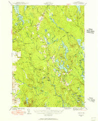 Wesley Maine Historical topographic map, 1:62500 scale, 15 X 15 Minute, Year 1941