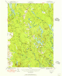 Wesley Maine Historical topographic map, 1:62500 scale, 15 X 15 Minute, Year 1941