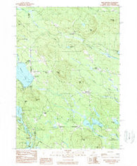 West Newfield Maine Historical topographic map, 1:24000 scale, 7.5 X 7.5 Minute, Year 1983