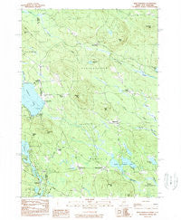 West Newfield Maine Historical topographic map, 1:24000 scale, 7.5 X 7.5 Minute, Year 1983
