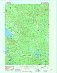 West Newfield Maine Historical topographic map, 1:24000 scale, 7.5 X 7.5 Minute, Year 1983