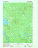 West Newfield Maine Historical topographic map, 1:24000 scale, 7.5 X 7.5 Minute, Year 1983